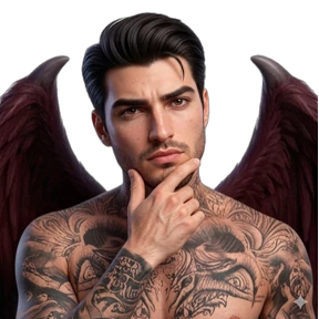 Люцифер — стикер для MAX