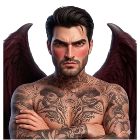 Люцифер — стикер для MAX