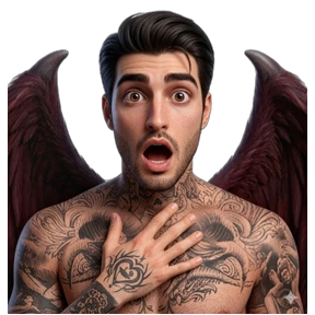 Люцифер — стикер для MAX