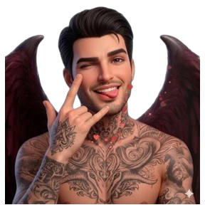 Люцифер — стикер для MAX