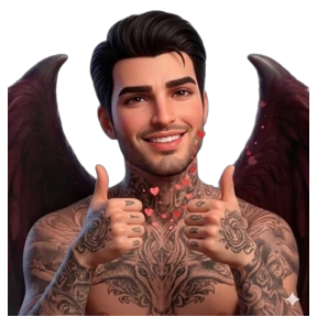 Люцифер — стикер для MAX