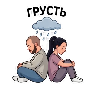 Беловы — стикер для MAX