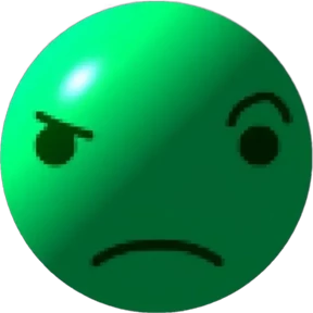 Мяч-смайл — стикер для MAX