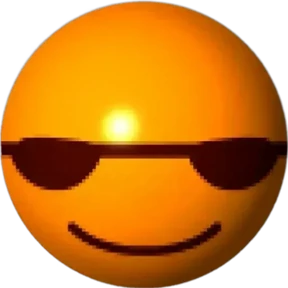 Мяч-смайл — стикер для MAX