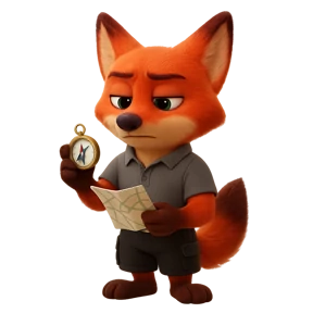 Лисёнок — стикер для MAX