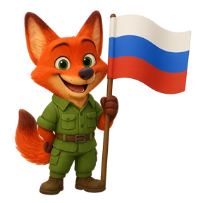 Лисёнок — стикер для MAX