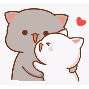 Котики — стикер для MAX