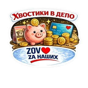 Тёплый тыл ZOV_ZAНаших — стикер для MAX