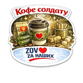 Тёплый тыл ZOV_ZAНаших — стикер для MAX