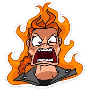 Стикерпак Виктория Metal Family для мессенджера MAX