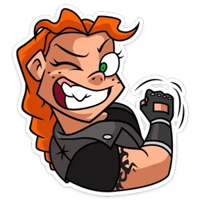 Виктория Metal Family — стикер для MAX