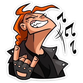 Виктория Metal Family — стикер для MAX