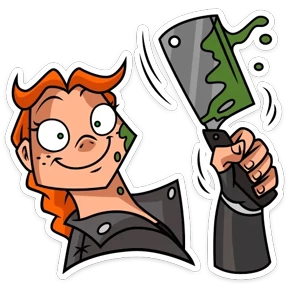 Виктория Metal Family — стикер для MAX