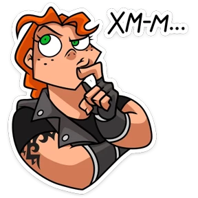 Виктория Metal Family — стикер для MAX