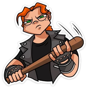 Виктория Metal Family — стикер для MAX