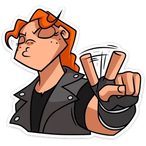 Виктория Metal Family — стикер для MAX