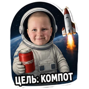 Мишаня — стикер для MAX