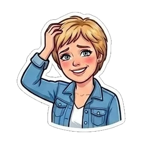 Таня Шер — стикер для MAX