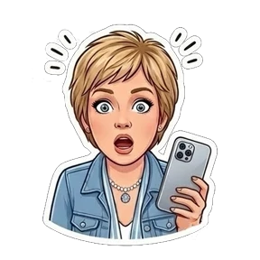 Таня Шер — стикер для MAX