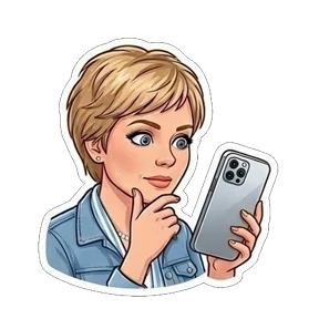 Таня Шер — стикер для MAX