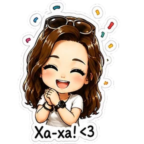 Аня и Петя — стикер для MAX
