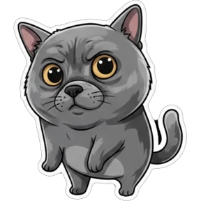 Тиша — стикер для MAX