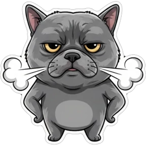Тиша — стикер для MAX