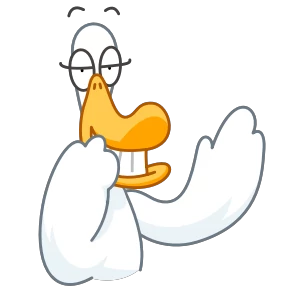 Guuuuuusse — стикер для MAX