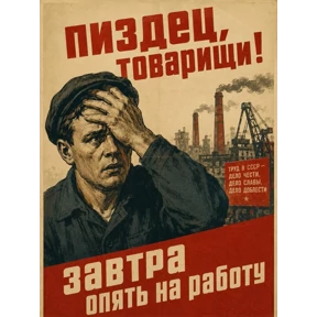 Из очка на парашюте — стикер для MAX