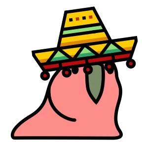 Party Parrot — стикер для MAX