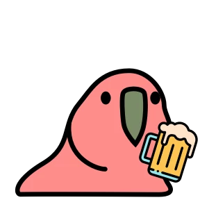 Party Parrot — стикер для MAX