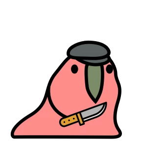 Party Parrot — стикер для MAX