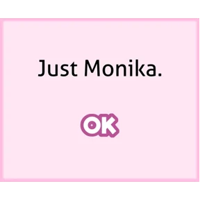 Моника DDLC — стикер для MAX