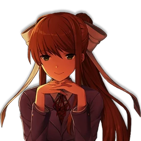 Моника DDLC — стикер для MAX