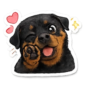 Лея \u003C3 — стикер для MAX