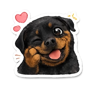 Лея \u003C3 — стикер для MAX