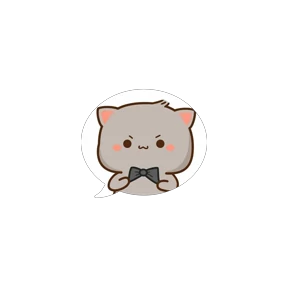 Милый кот — стикер для MAX