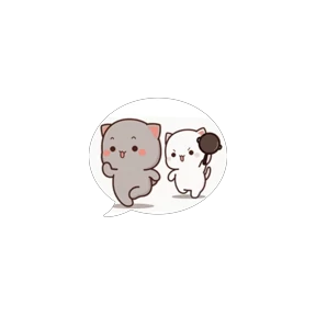 Милый кот — стикер для MAX
