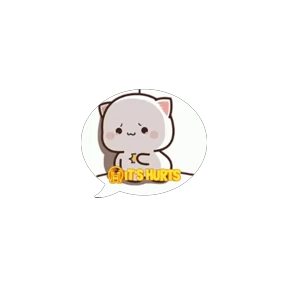 Милый кот — стикер для MAX