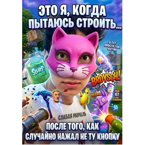 Мем — стикер для MAX