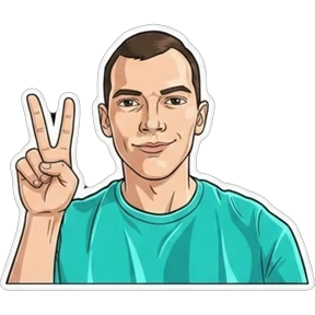 Валентинович — стикер для MAX