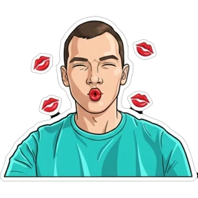 Валентинович — стикер для MAX