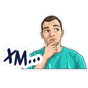 Валентинович — стикер для MAX