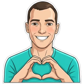 Валентинович — стикер для MAX