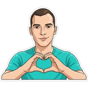 Валентинович — стикер для MAX