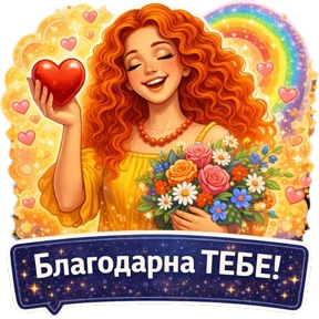 Сандра_stiker_фразы — стикер для MAX
