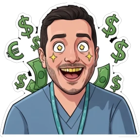 Работа — стикер для MAX