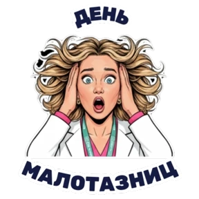 Работа — стикер для MAX