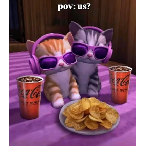 Котики — стикер для MAX