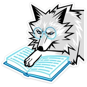 Волчара — стикер для MAX